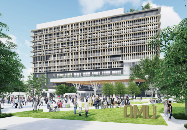 大阪公立大学 森之宮キャンパス（大阪城東部地区まちづくり計画）