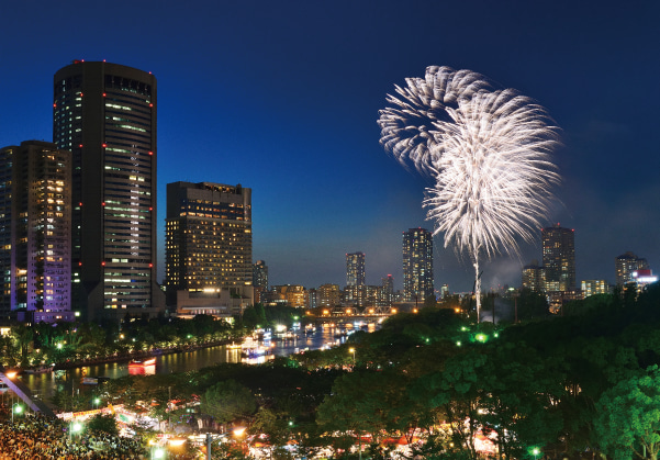 天神祭 奉納花火（夏）