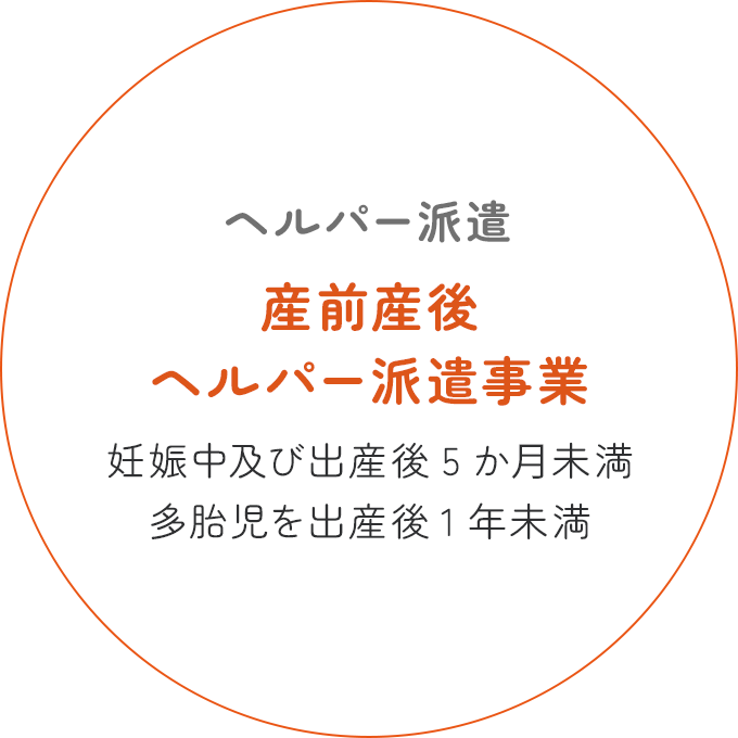 ヘルパー派遣 産前産後 ヘルパー派遣事業