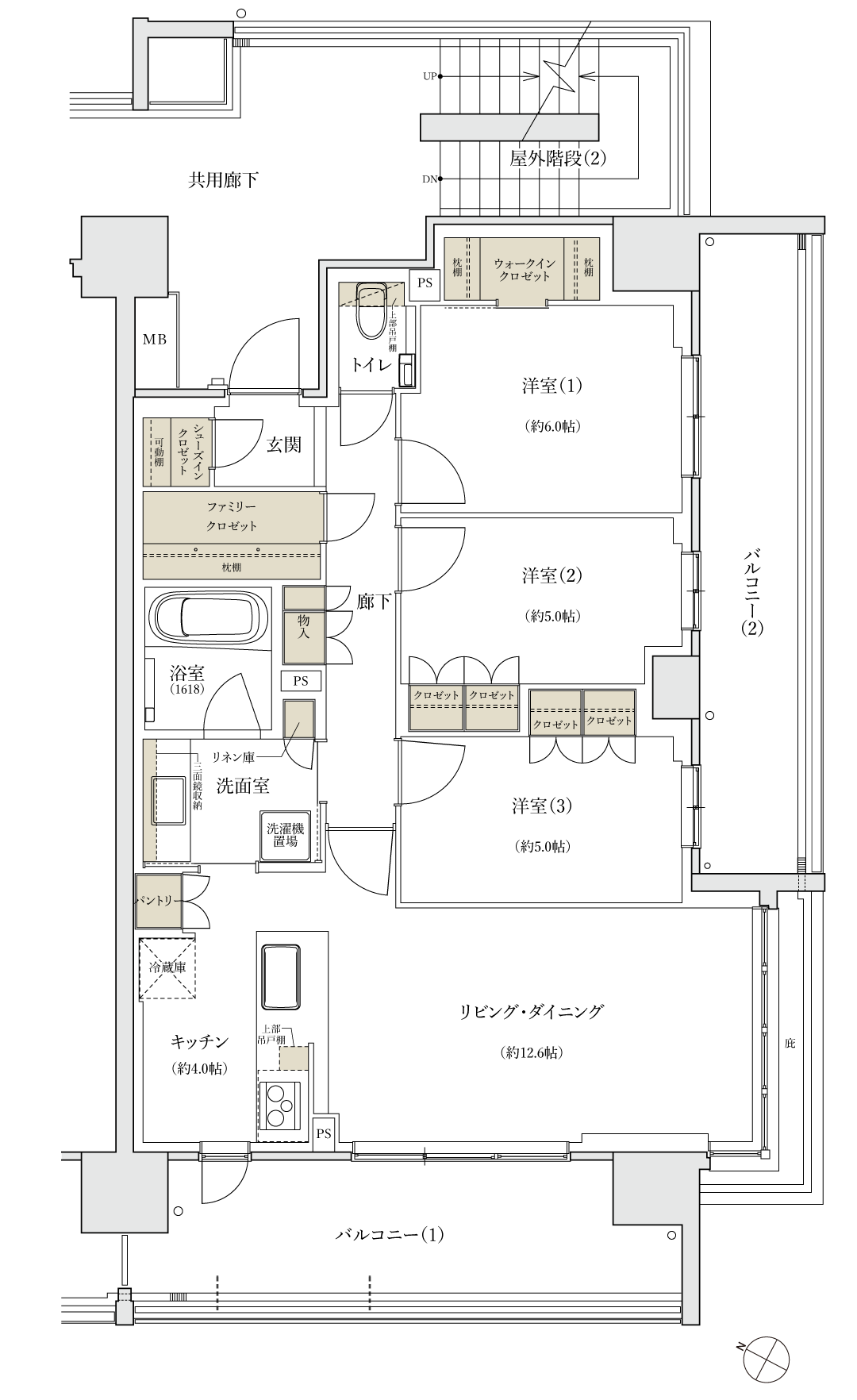 Gタイプ間取り