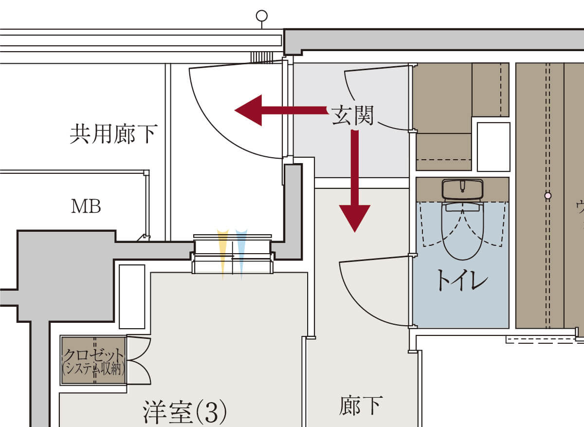 クランクイン玄関