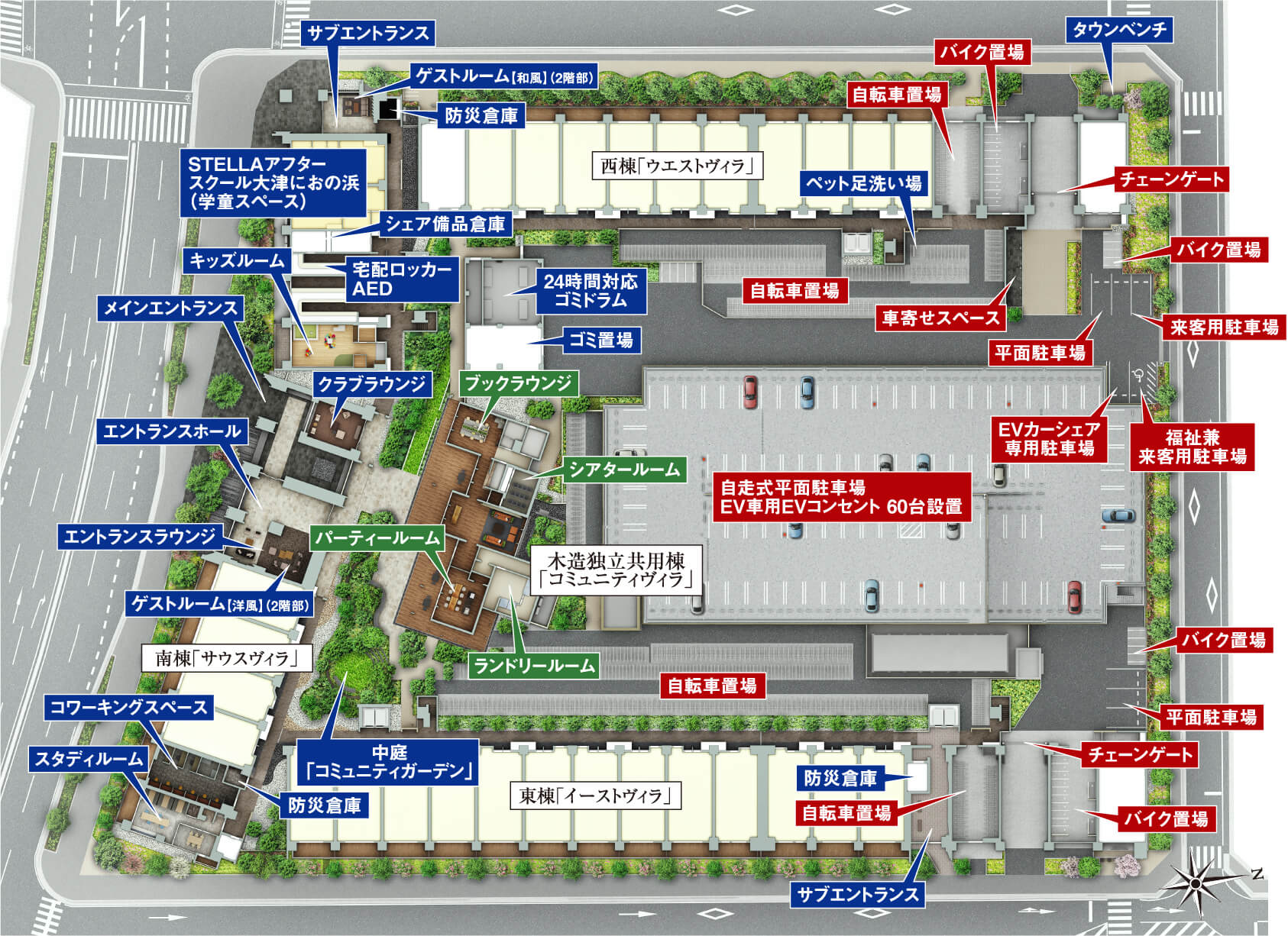 敷地配置図イメージ図