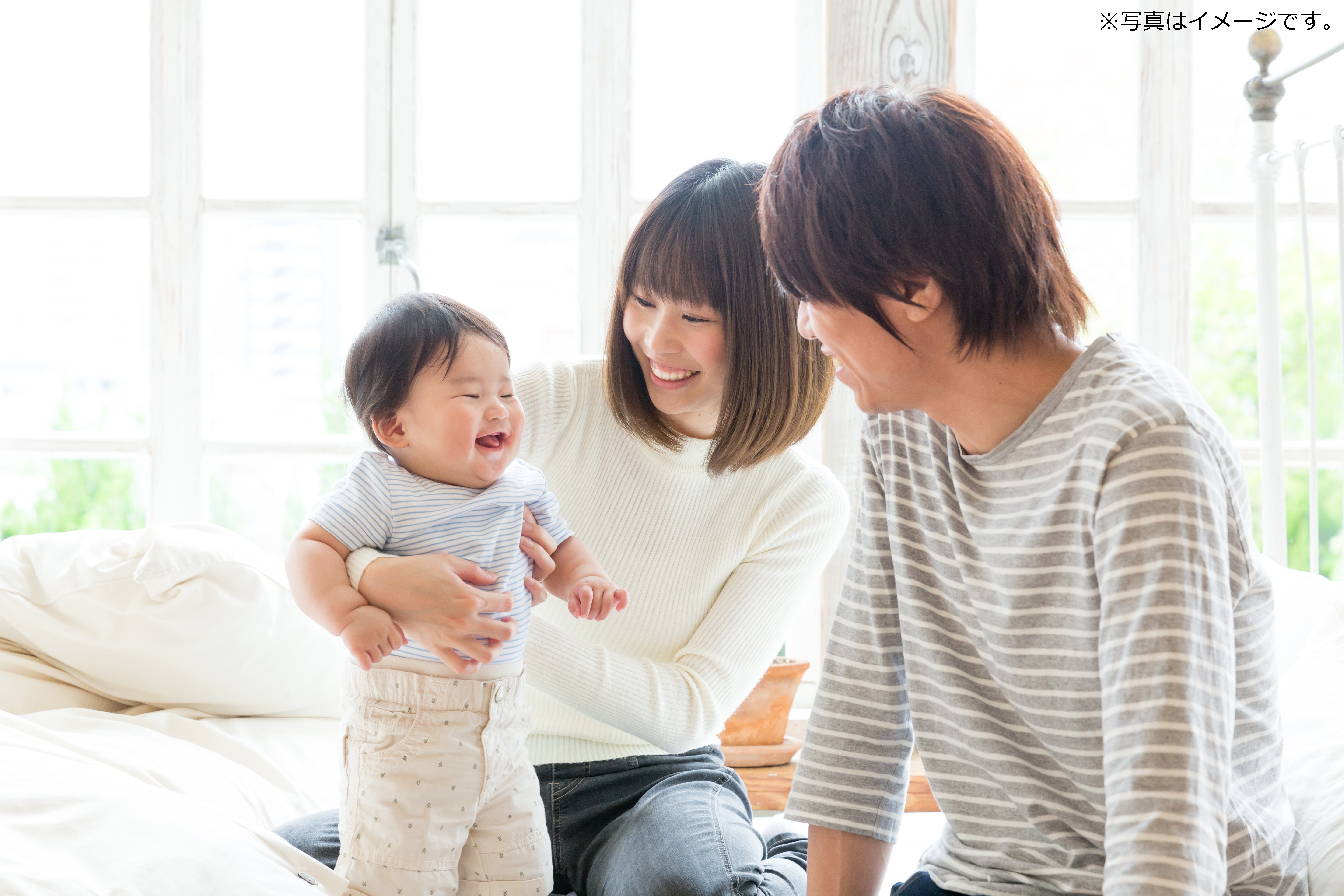 portrait of young asian family lifestyle image